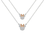 Set 2 Colgantes Mama + Hija Minnie Disney