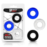 Set 3 Anillos Para El Pene 3 Colores 1.6 Cm