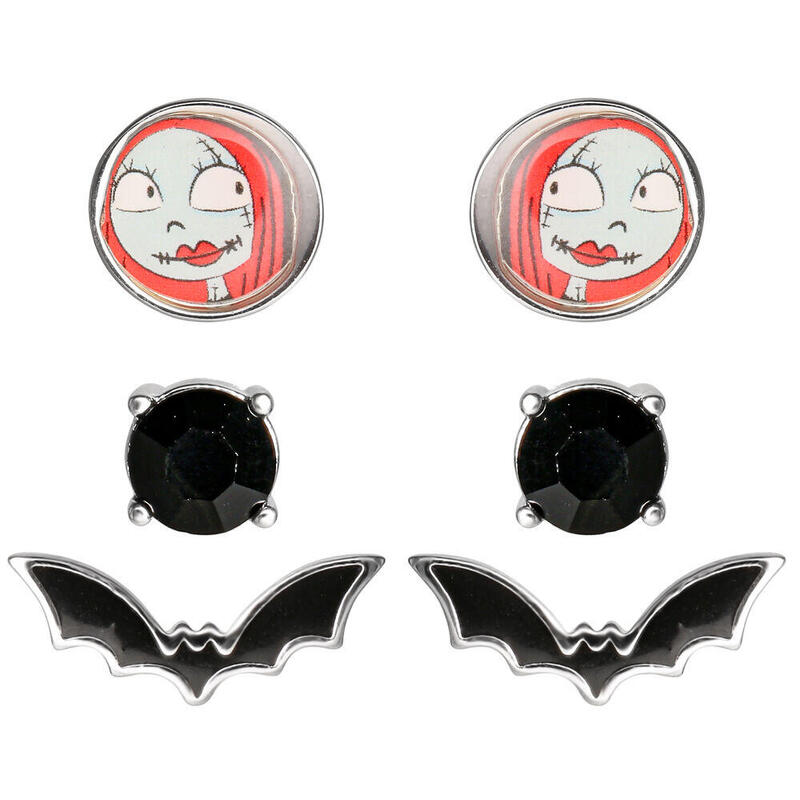 Set 3 Pares De Pendientes Pesadilla Antes De Navidad Disney