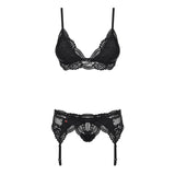 Set 3 Piezas Color Negro Talla (Interno):L/Xl