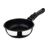 Set 3 Sartenes Acero Inoxidable Click & Cook Bergner