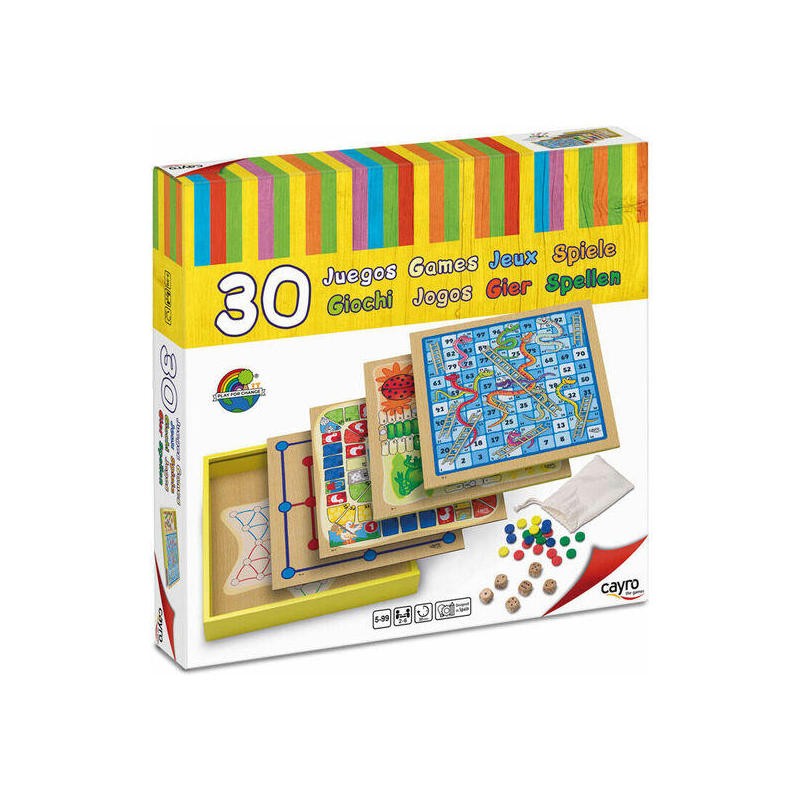 Set 30 Juegos Mesa Madera
