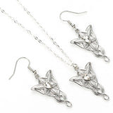 Set Colgante + Pendientes Evenstar El Señor De Los Anillos