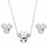 Set Colgante + Pendientes Minnie Disney Plata
