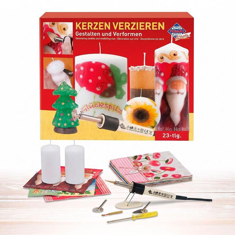 Set Creativo Para Decorar, Pintar Y Dar Forma A Las Velas