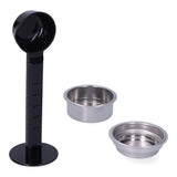 Set Cuchara/Prensador + Filtro 1 Taza + Filtro 2 Tazas Para Cafetera 07707 Edm