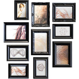 Set De 10 Cuadros Nielsen Resina Negra 8999324