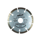 Set De 2 Discos Diamantados De Corte. Ø110mm 8390000 Wolfcraft