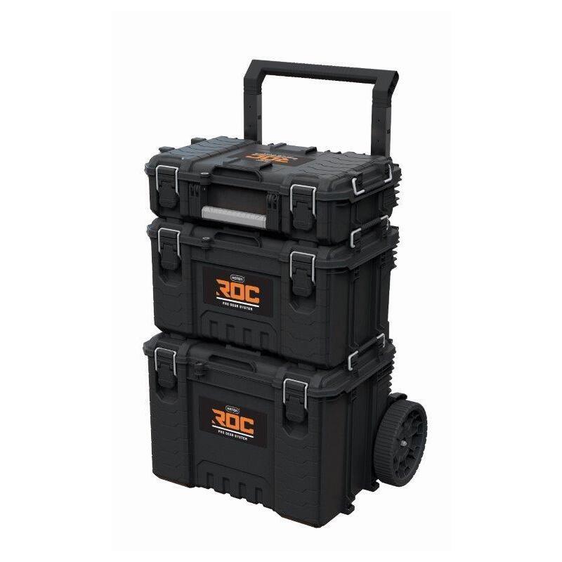 Set De 3 Cajas De Herramientas Keter Roc Pro Gear 2.0
