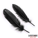 Set De 3 Piezas Antifaz, Esposas Y Plumas Negro