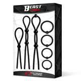 Anillos  Set De 7 Para El Pene Silicona Sólida