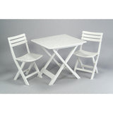 Set De Camping Color: Blanco 44x41x78cm/80x72x70cm Modelo: Camping Set Progarden