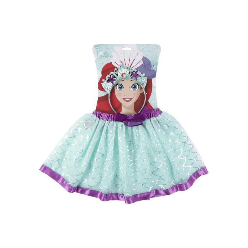 Set Diadema + Tutu La Sirenita Disney