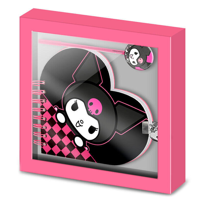 Set Diario + Boligrafo Kuromi Hello Kitty