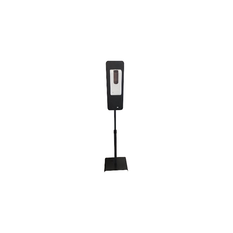 Set Dispenser Automatico Bianco Da 1l + Piantana In Metallo
