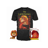 Set Figura Pop &#38; Tee Disney El Rey Leon Mufasa
