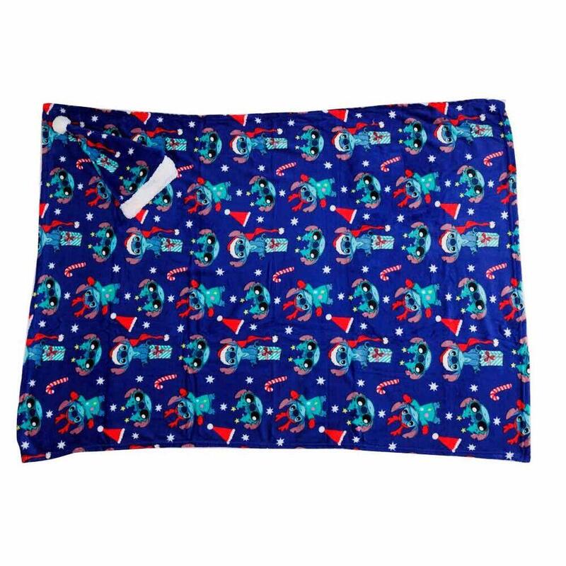Set Manta Coralina + Gorro Stitch Disney