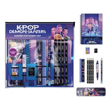 Set Papeleria Cuaderno A5 Kpop Demon Hunters