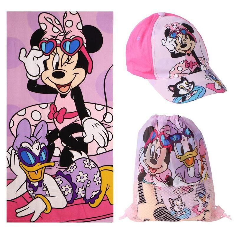 Set Toalla + Saco + Gorra Minnie Disney