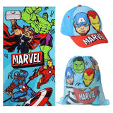 Set Toalla + Saco + Gorra Vengadores Avengers Marvel