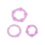 Seven Creations - Juego Tres Anillos Pene Lila