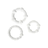 Seven Creations - Juego Tres Anillos Pene Transparente