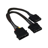 Sharkoon Cable De Alimentación Y 4pin 5.25 "> 2x 4pin 5.25", Cable Y 4,04495e+12