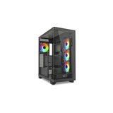 Sharkoon Elite Shark Ca500, Caja Torre Negra, Vidrio Templado X 2 4044951041121