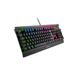 Sharkoon Skiller Mech Sgk3 Teclado Usb Alemán Negro, Teclado Para Gaming Negro, Completo (100%), Alámbrico, Usb, Interruptor Mecánico, Led Rgb, Negro