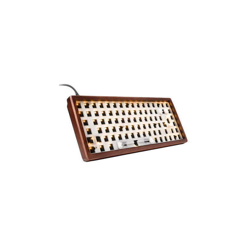 Sharkoon Skiller Sgk50 S3 Wood Barebone, Teclado Gaming De Madera 4044951042685