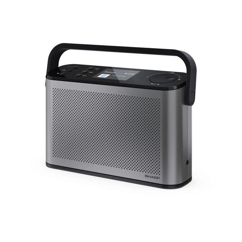 Sharp Dr-P540 Dab+ Bt Radio Mit Integr. Akku Schwarz