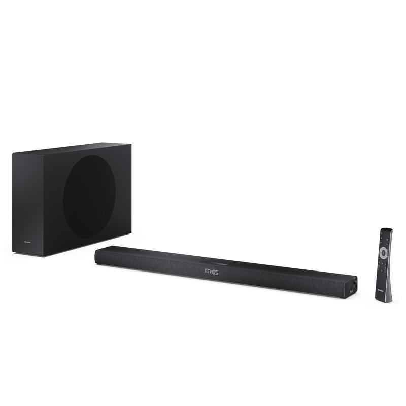 Sharp Ht-Sbw320 2.1ch Ultra-Slim Dolby Atmos Dts Virtual:X Soundbar With Wireless Subwoofer