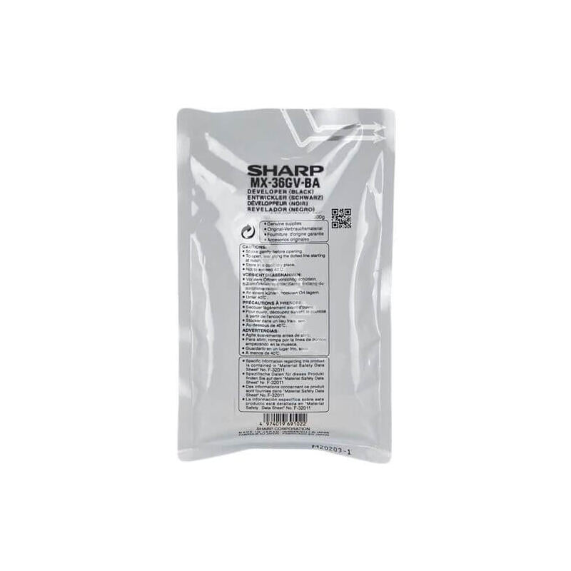 Sharp Mx-36gvba Revelador Para Impresora 60000 Páginas
