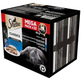 Sheba Bandeja De Paté Pescado Blanco/Pescado/Salmón/Atún - Comida Húmeda Para Gatos - 32x85 G