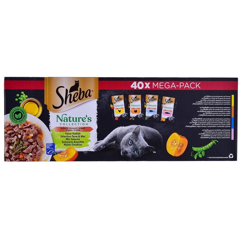 Sheba Nature'S Collection Mix - Comida Húmeda Para Gatos - 40x85g