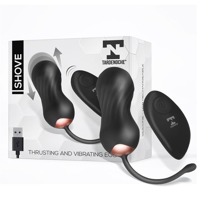 Huevo Vibrador  Shove  Con Control Remoto Usb Función Movimiento Up And Down Usb Silicona