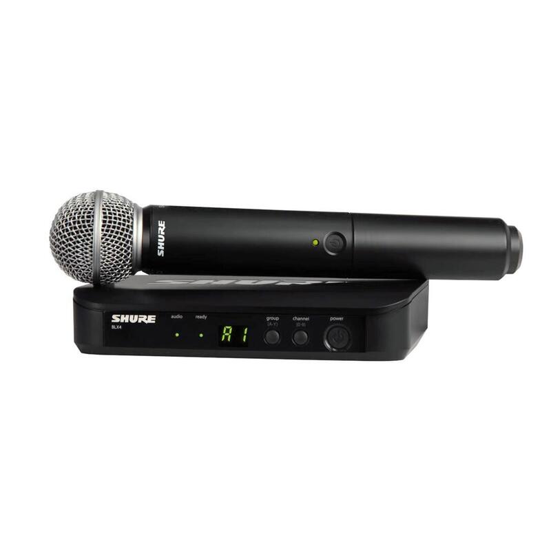 Shure Blx24e/Sm58-H8e - Sistema Vocal Inalámbrico Con Micrófono Sm58