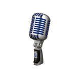 Shure Microphone Super 55 "Elvis" Deluxe Xlr Silver-Blue Silverblue (Super 55)