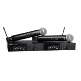 Shure Slxd24de/Sm58-G59 - Sistema Inalámbrico Digital Doble Con Dos Transmisores/Micrófonos De Mano.