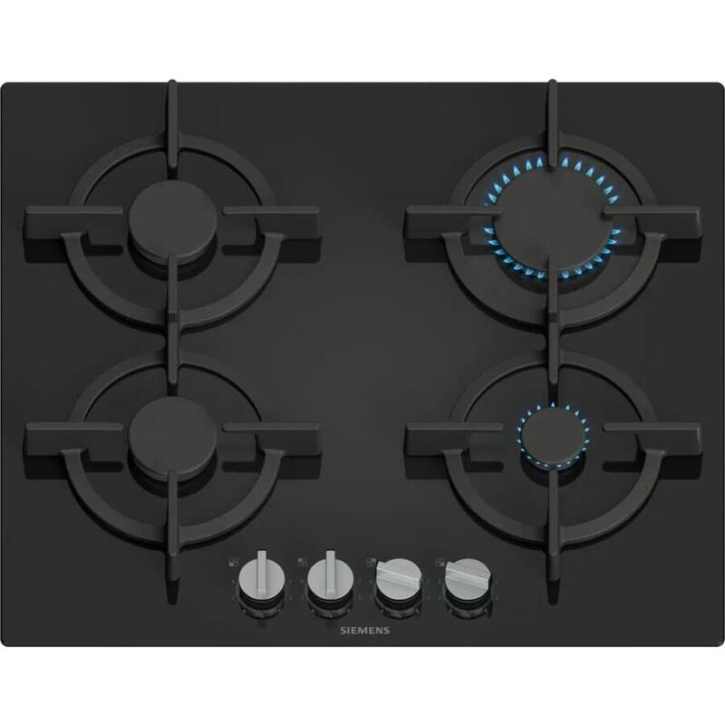 Siemens Ep6a6pi10 Hobs Negro Integrado Encimera De Gas 4 Zona(S)