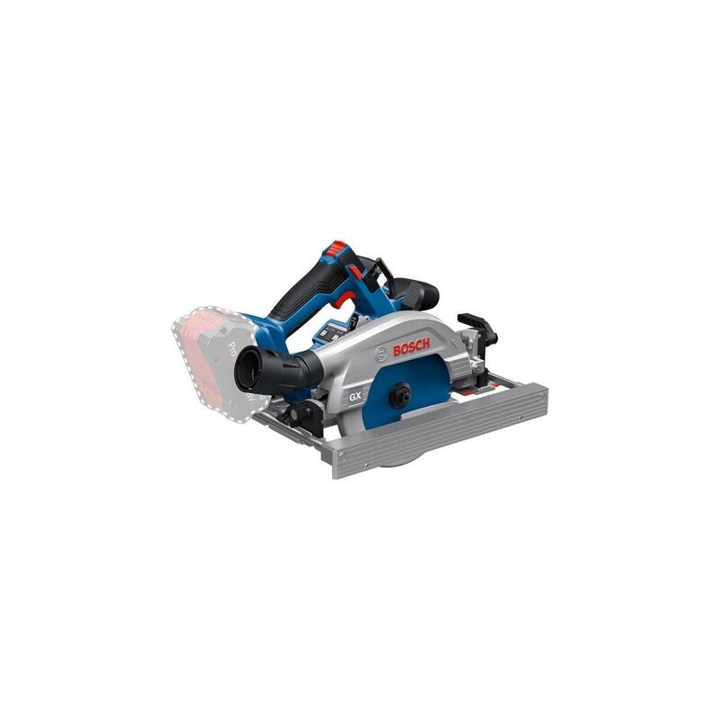 Sierra Circular Inalámbrica Bosch Professional Gks 18v-57-2 Gx Professional Solo, 18 Voltios Azul Negro, Sin Batería Ni Cargador 06016c1000