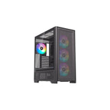 Silentware Air 2000 Argb, Caja Torre Negra, Incluye 7 Ventiladores Air2000black