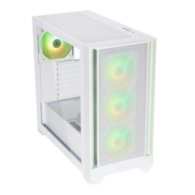 Silentware Flow 110 Argb (Blanco, Tempered Glass) Flow110white