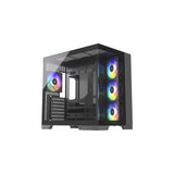 Caja Pc Silentware View A-Rgb Negra, Vidrio Templado X2 Viewblack