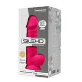 Silexd - Modelo 1 Pene Realistico Silicona Premium Silexpan Fucsia 21.5 Cm