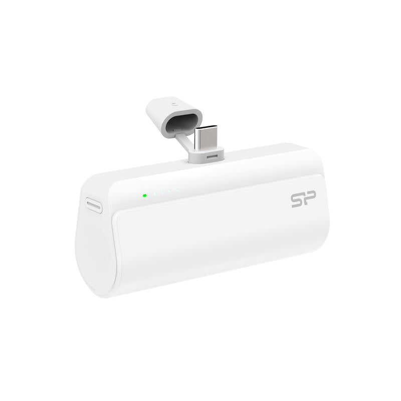 Silicon Power Bank Qd50 5000mah Energía Rápida, Blanco