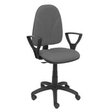Silla Algarra Bali Gris Oscuro Brazos Fijos