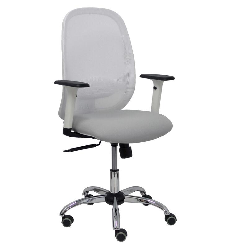 Silla Cilanco Blanca Malla Blanca Asiento Bali Gri