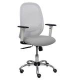 Silla Cilanco Blanca Malla Blanca Asiento Bali Gri
