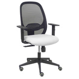 Silla Cilanco Negra Malla Negra Asiento Bali Blanc